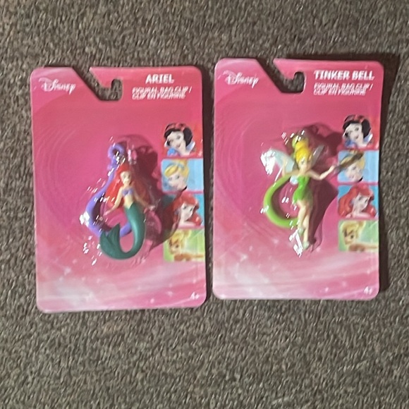 NWOT FOUR DISNEY PRINCESS BAG CHARMS - Picture 2 of 2